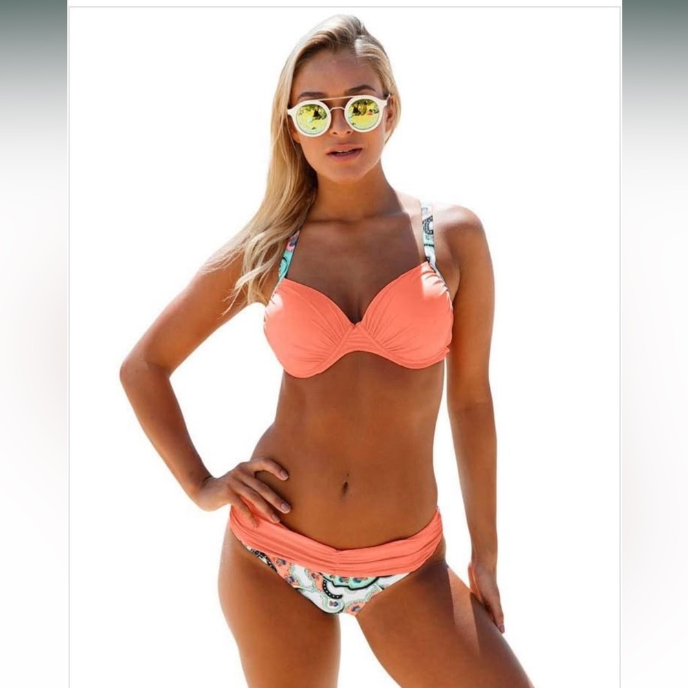 Raxinbang Bikini Swimsuits for Women Sexy Bikini Print L